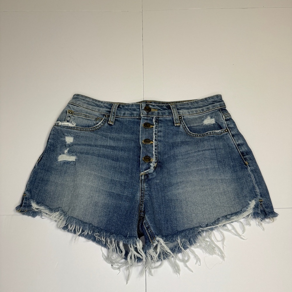 Joe’s Jeans Charlie High Rise Button Fly Denim Shorts | Size 27